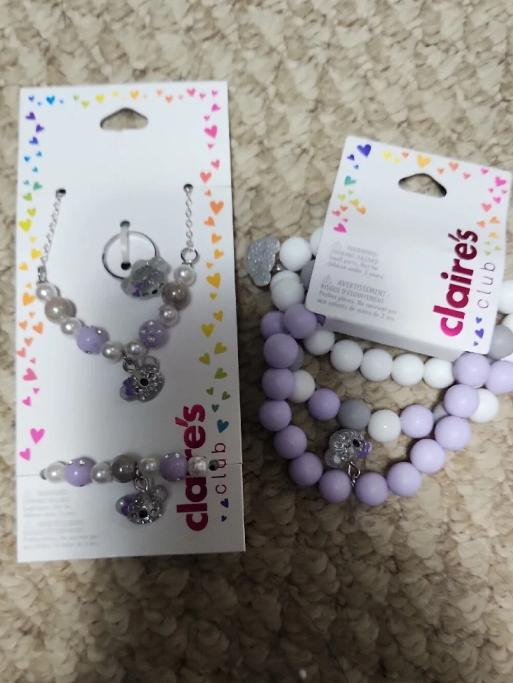 Claire's Aqua Jewelry & Makeup Play Case 11 Piece Bundle